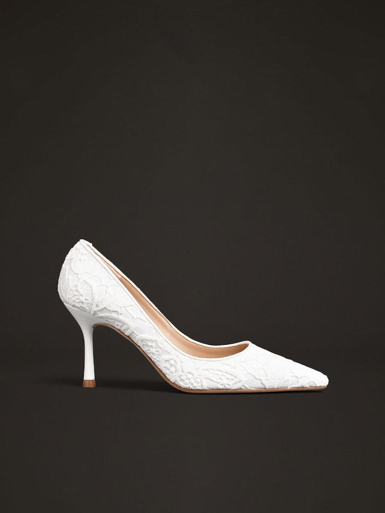 LK Bennett Leilani Lace Wedding Shoes - Image 1 of 1 LK Bennett Leilani Lace Wedding Shoes - Image 1 of 1