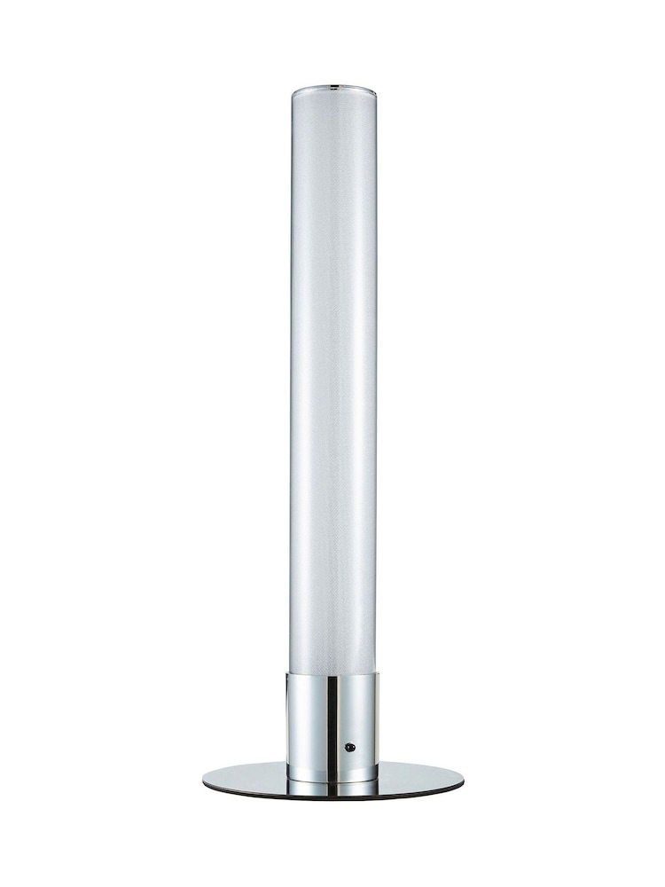 glow Chrome Shimmer Cylinder Table Lamp - Image 10 of 10