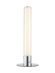 glow Chrome Shimmer Cylinder Table Lamp - Image 6 of 10