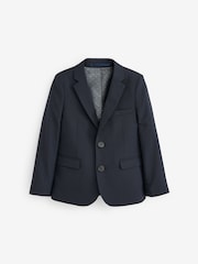 Navy Blue Tailored Fit Suit: Jacket (12mths-16yrs) - Image 1 of 6