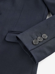 Navy Blue Tailored Fit Suit: Jacket (12mths-16yrs) - Image 5 of 6