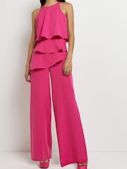 Розовый комбинезон с накладками River Island - Image 1 of 3