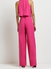 Розовый комбинезон с накладками River Island - Image 2 of 3