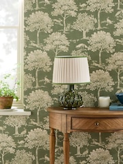 Joules Cream Burgundy Sketched Equestrian 10M Wallpaper - Image 2 of 5