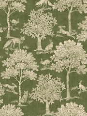 Joules Cream Burgundy Sketched Equestrian 10M Wallpaper - Image 3 of 5