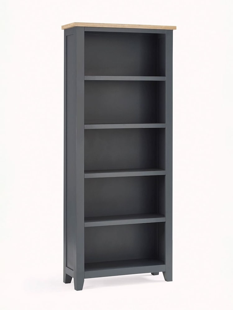 Julian Bowen Grey Bordeaux Tall Bookcase - Image 1 of 3