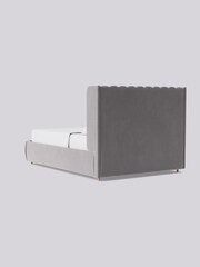 Swoon Easy Velvet Silver Grey Kipling Divan Bed - Image 5 of 8