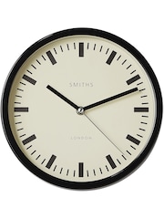 Brookpace Lascelles Black Metal Cased Smiths Wall Clock - Image 1 of 4