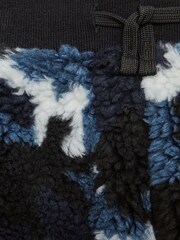 Reiss Blue Camo Deacon Camouflage Fleece Joggers - Image 7 of 7