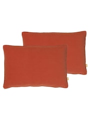 furn. 2 Pack Orange Cosmo Filled Cushions - Image 1 of 4