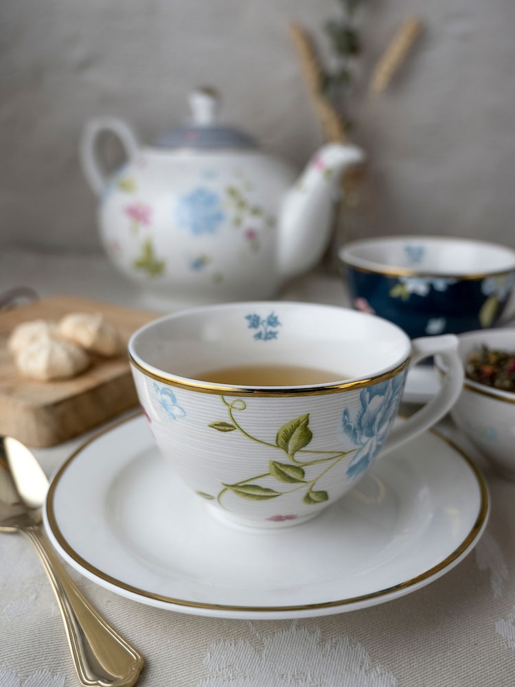 Laura Ashley Blue Cup & Saucer Heritage Collectables - Image 1 of 3
