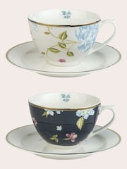 Laura Ashley Blue Cup & Saucer Heritage Collectables - Image 3 of 3