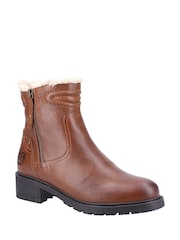 Cotswold Gloucester Brown Fleece Lined Boots - Image 2 of 4