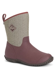 Muck Boots Muckster II Brown Slip-On Short Wellies - Image 2 of 5