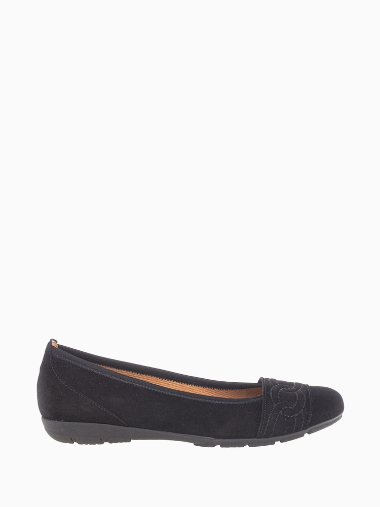 Gabor Resemblance Suede Ballerina Shoes - Image 1 of 5
