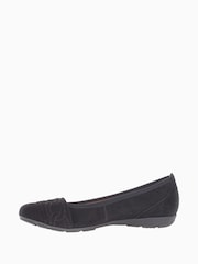 Gabor Resemblance Suede Ballerina Shoes - Image 2 of 5