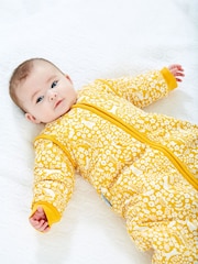 JoJo Maman Bébé Mustard Woodland 3.5 Tog Baby Sleeping Bag - Image 1 of 4