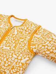 JoJo Maman Bébé Mustard Woodland 3.5 Tog Baby Sleeping Bag - Image 3 of 4