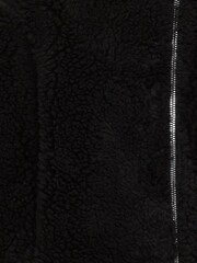 Reiss Black Edmund Senior Zip-Through Fleece Jumper - Image 6 of 6