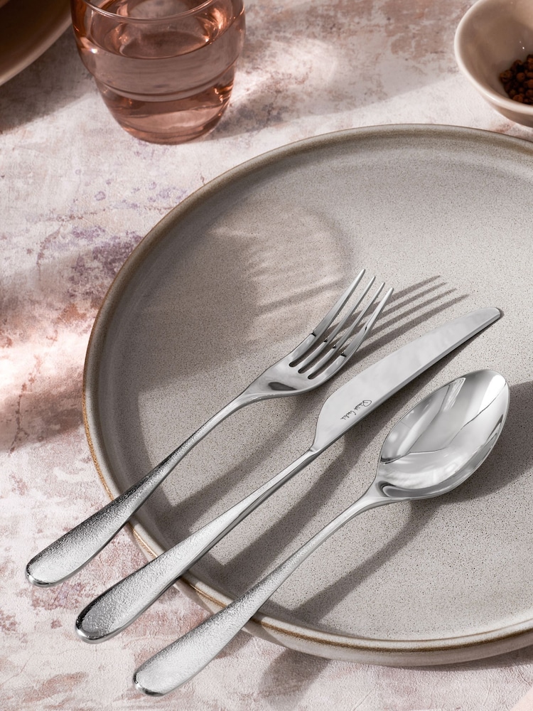Robert Welch Silver 42 Piece Sandstone Design Cutlery Set - Image 2 of 4