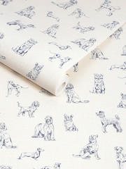 Papel pintado Joules Sketched Dogs de 10 m - Imagen 2 de 4