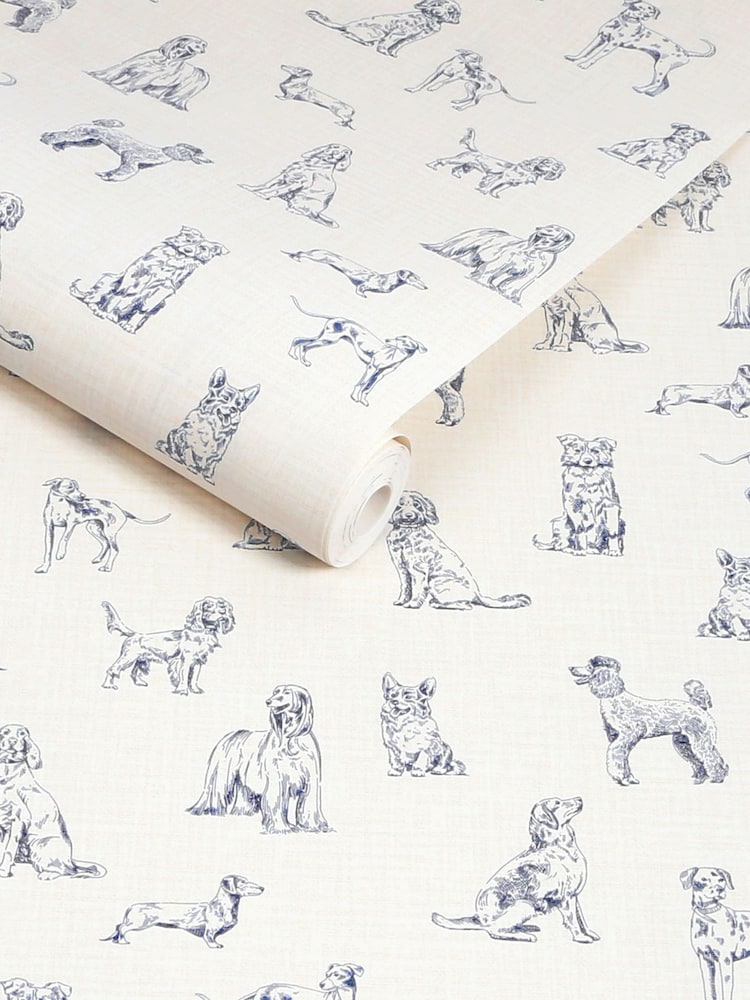 Papel pintado Joules Sketched Dogs de 10 m - Imagen 2 de 4 Papel pintado Joules Sketched Dogs de 10 m - Imagen 2 de 4