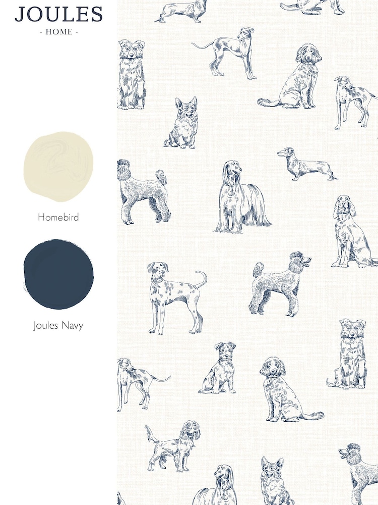 Papel pintado Joules Sketched Dogs de 10 m - Imagen 4 de 4 Papel pintado Joules Sketched Dogs de 10 m - Imagen 4 de 4