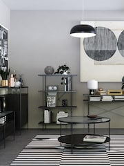 Dorel Home Black Oak Europe Wainwright Round End Table - Image 3 of 3