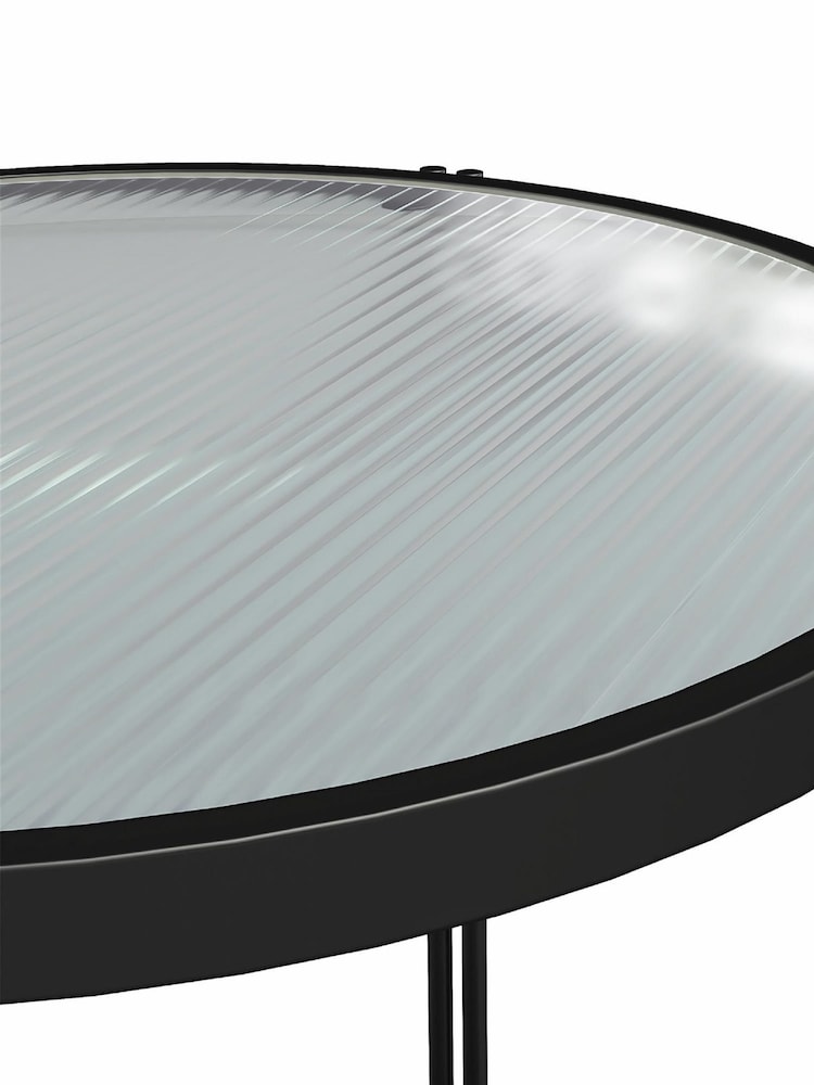 Dorel Home Black Oak Europe Wainwright Round End Table - Image 4 of 4 Dorel Home Black Oak Europe Wainwright Round End Table - Image 4 of 4