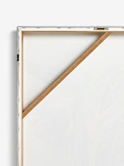 Natural Large Cow Canvas Wall Art - Image 5 of 5