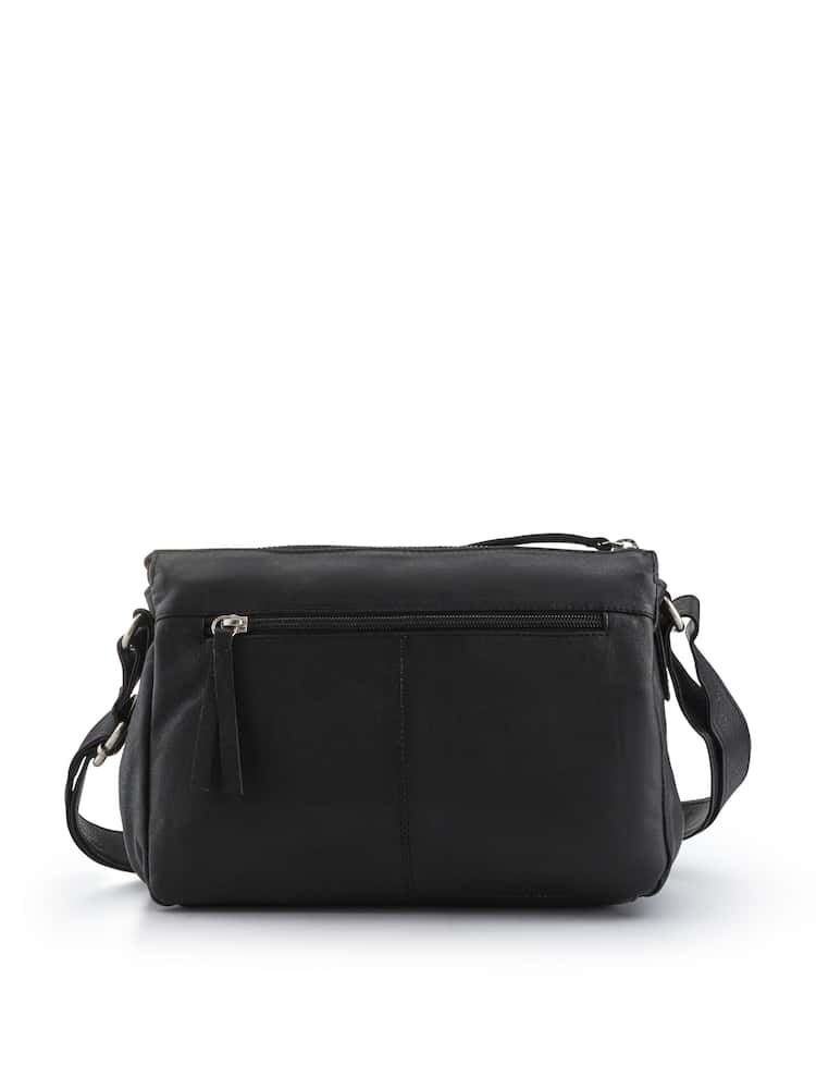 Pavers Black Quilted Crossbody Bag - Image 2 of 3 Pavers Black Quilted Crossbody Bag - Image 2 of 3