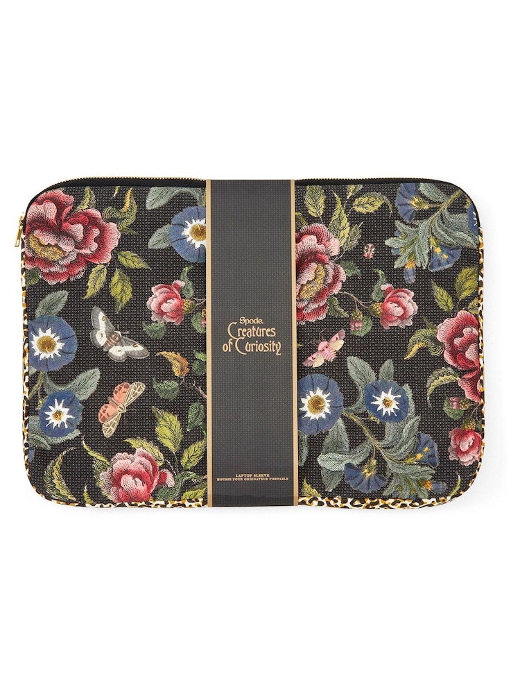 Spode Black Creatures of Curiosity Laptop Sleeve - Image 1 of 4