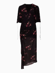 AllSaints Black Safiya Solanio Dress - Image 6 of 6