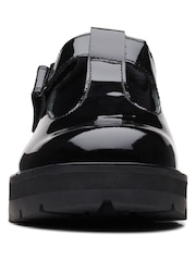 Večbarvni lakasti čevlji z naborki Clarks Prague - Slika 5 iz 7