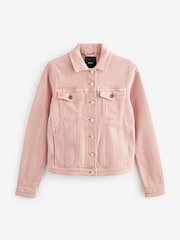Blush Pink Denim Jacket - Image 5 of 5