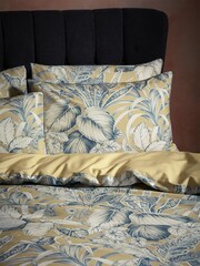 EW by Edinburgh Weavers Gilt Tivoli Tropical Havana Luxury 100% Cotton Cord Piped Duvet Cover and Pillowcase Set - Image 2 of 4