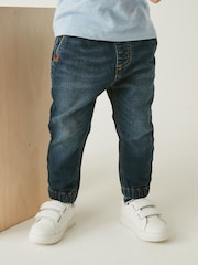Dark Wash Regular Fit Jogger Jeans With Comfort Stretch (3mths-7yrs) - Image 1 of 1