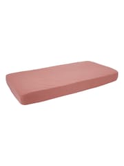 Little Dutch Pink Pure Pink Blush Fitted Bassinet Sheet - Image 1 of 2