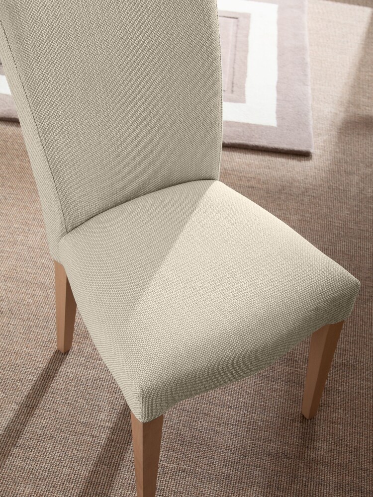 Laura Ashley Set of 2 Harley Natural Calderbridge Oak Effect Leg Dining Chairs - Image 2 of 8