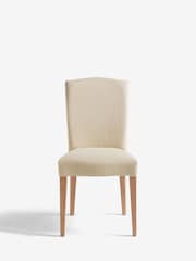 Laura Ashley Set of 2 Harley Natural Calderbridge Oak Effect Leg Dining Chairs - Image 3 of 8