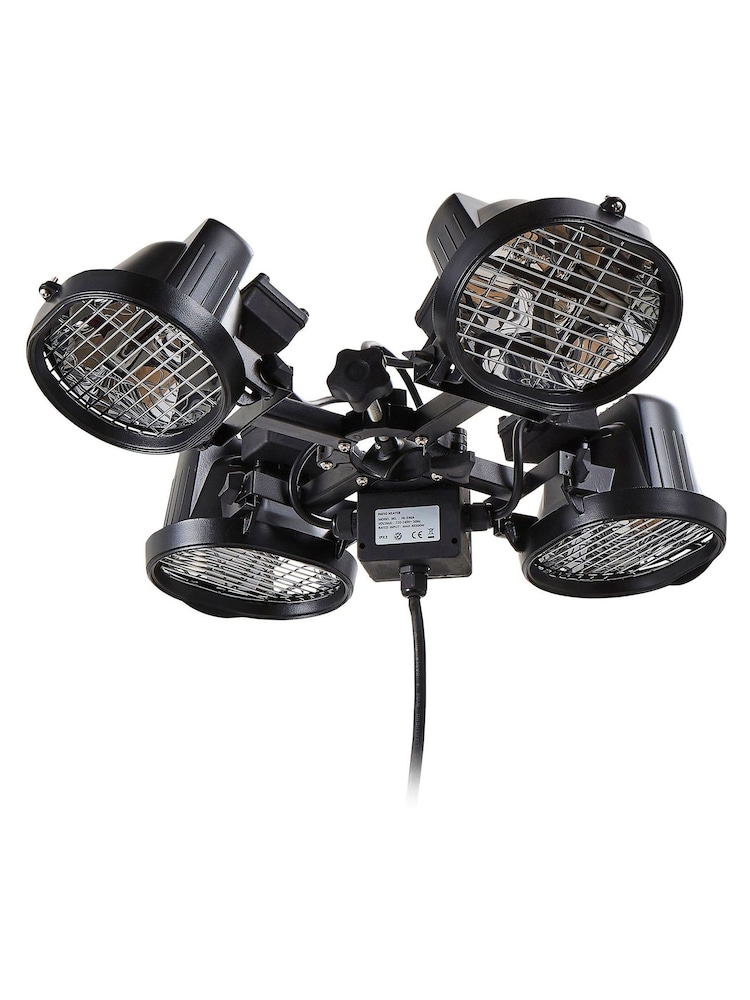 BHS Black Ruby 4 Headed Parasol Outdoor Heater - Image 3 of 3