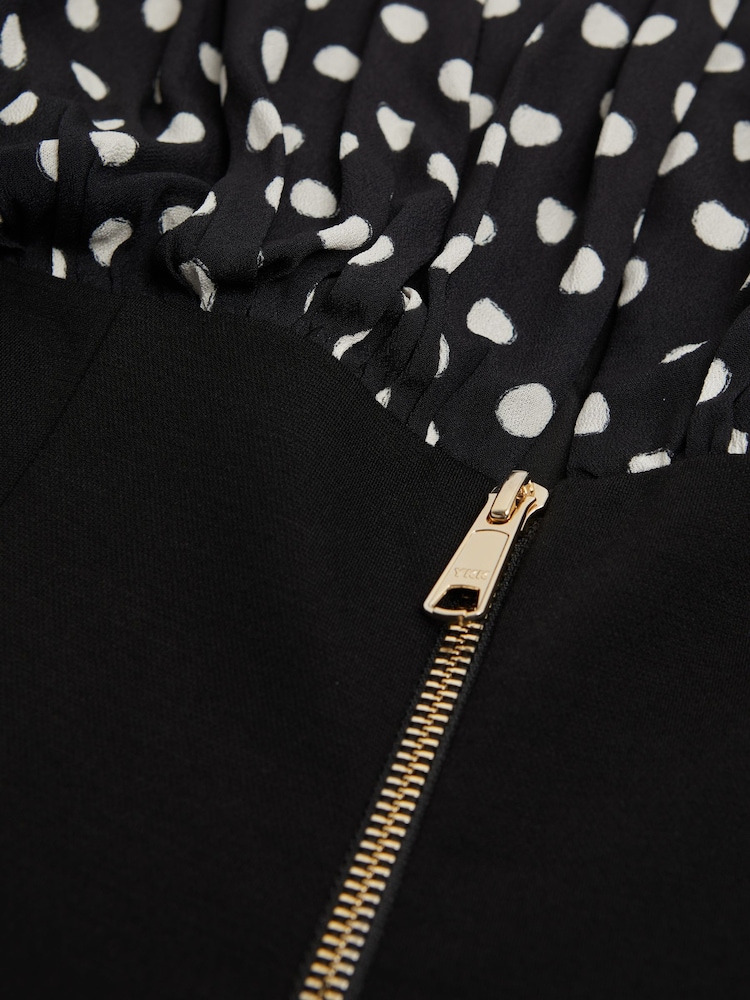 Florere Polka Dot Mini Skater Dress - Image 5 of 5