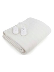 Carmen White King Size Fitted Heated Under Blanket - Image 2 of 3