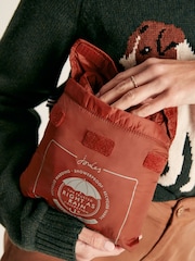 Joules Bramley Red Showerproof Packable Padded Gilet - Image 4 of 6