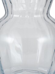 Pacific Clear Glass Tara Optic Large Vase - Image 4 of 4