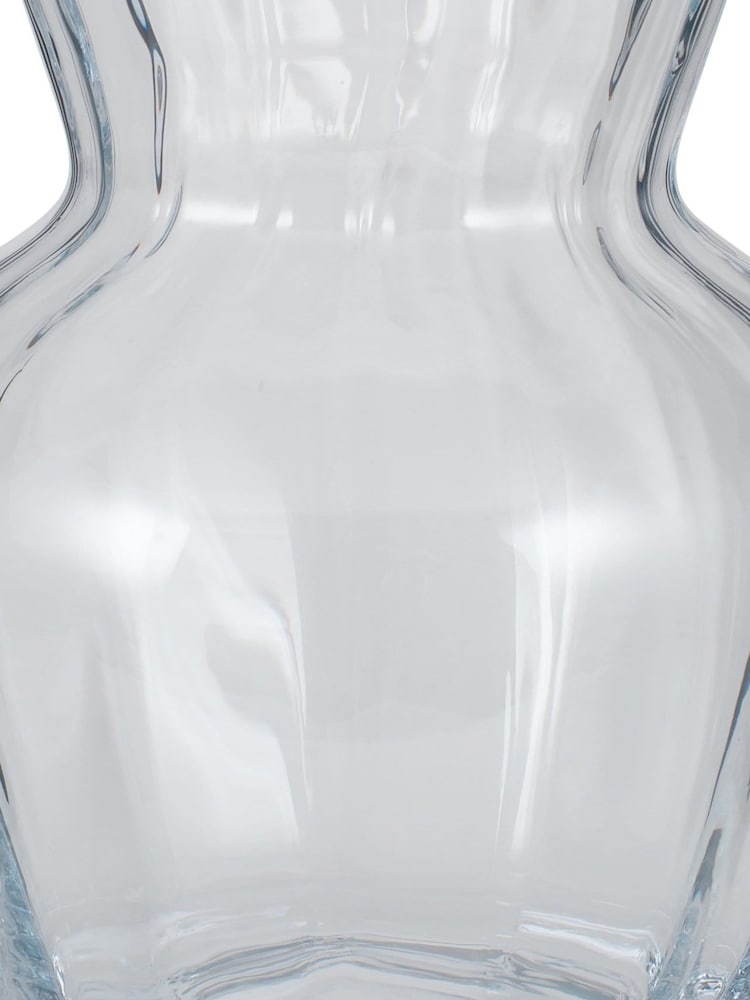 Pacific Clear Glass Tara Optic Large Vase - Image 4 of 4