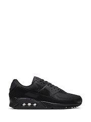 Nike Black Air Max 90 Trainers - Image 1 of 8