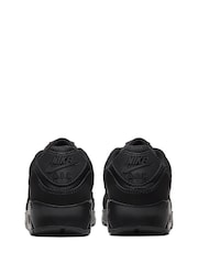 Nike Black Air Max 90 Trainers - Image 4 of 8