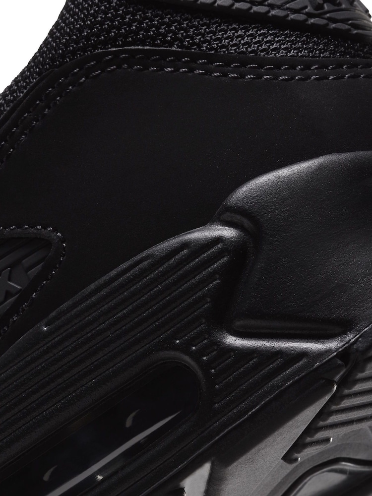 Nike Black Air Max 90 Trainers - Image 8 of 8