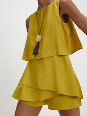River Island Sleeveless Frill Layer Playsuit - 圖片 4/4